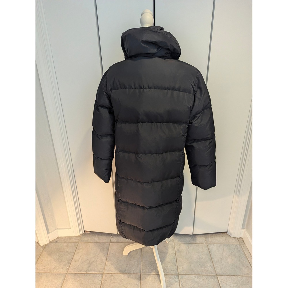 Calvin Klein Black Down Puffer Coat Oversized Pillow Collar CW710091 Womens L - Picture 5 of 16